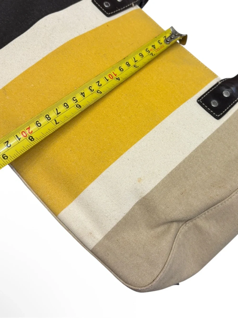Kate spade vintage canvas tote bag striped